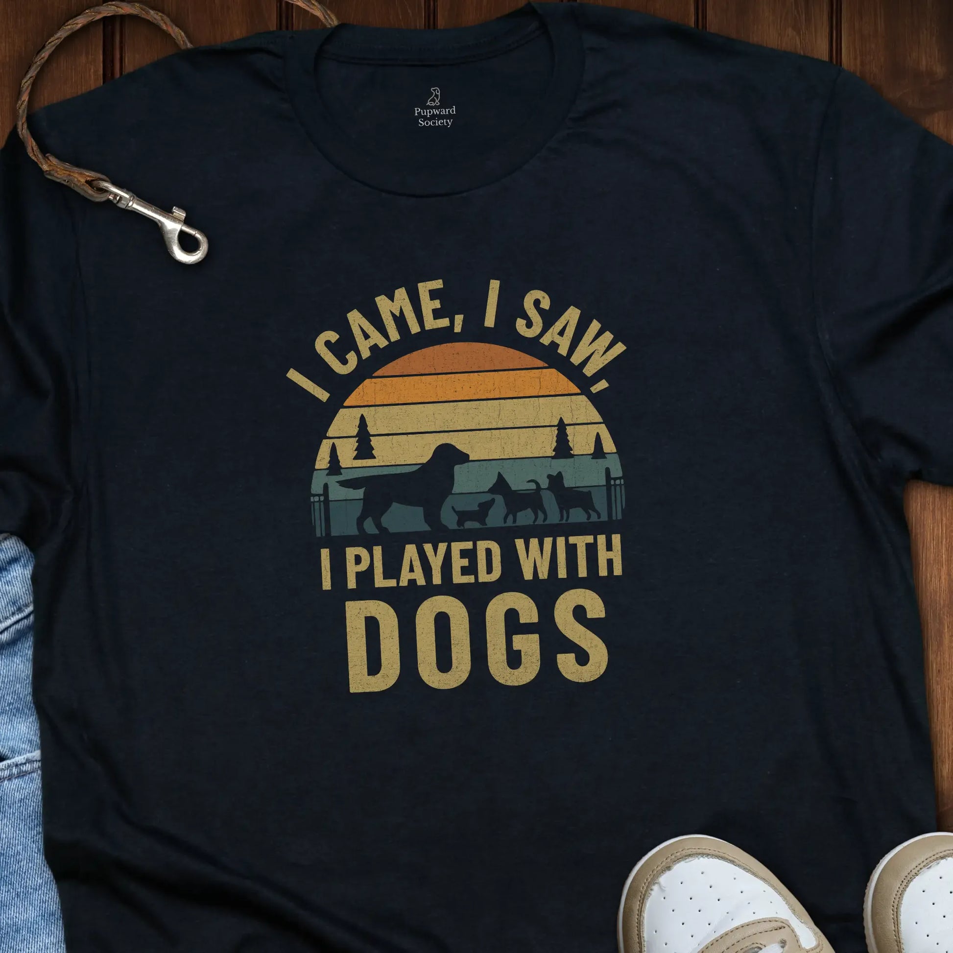 I Came I Saw I Played With Dogs T-Shirt