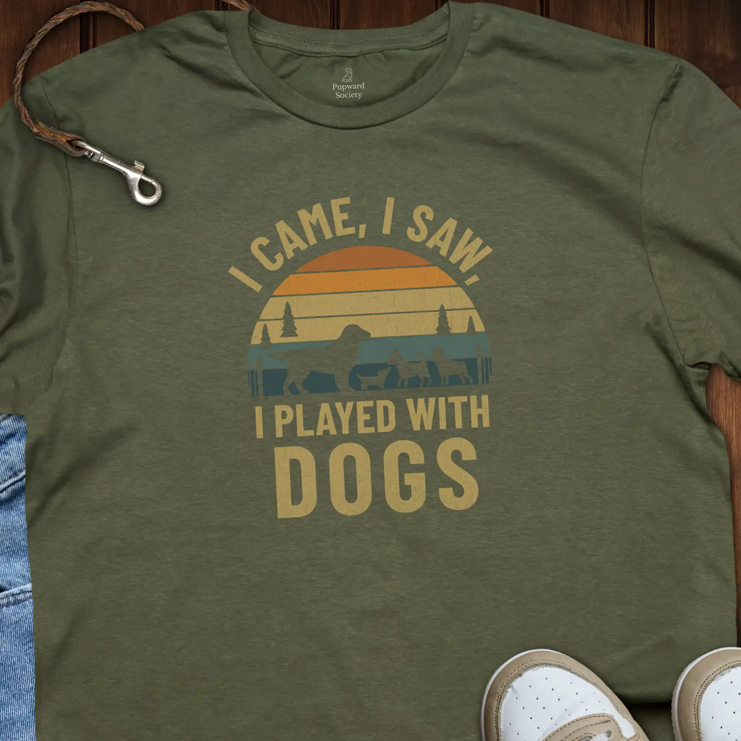 I Came I Saw I Played With Dogs T-Shirt