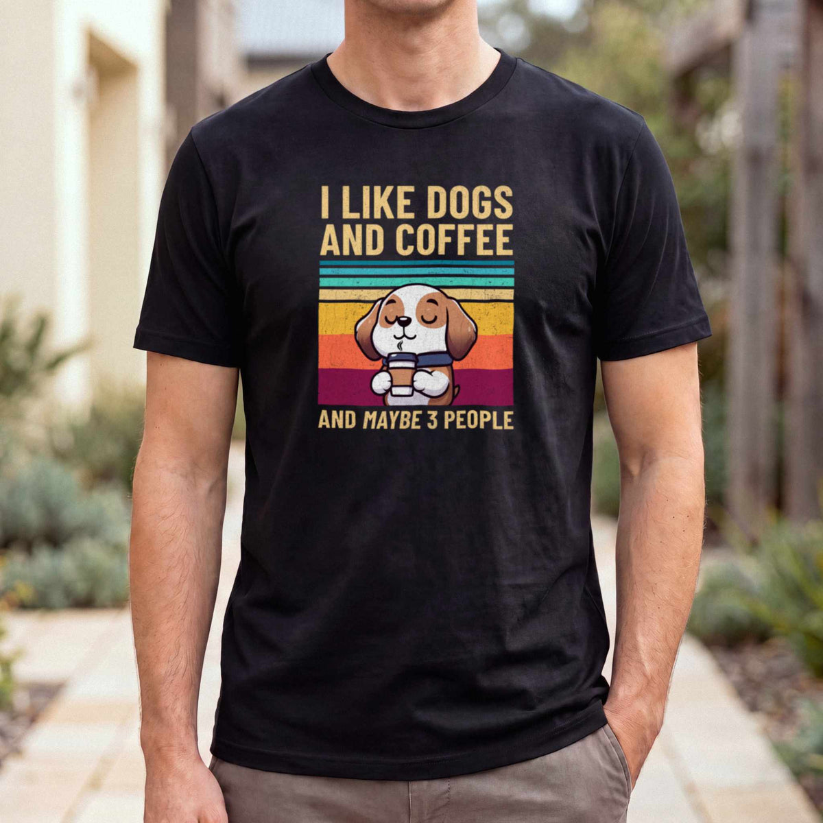 I Like Dogs n Coffee and Maybe 3 People — Black male