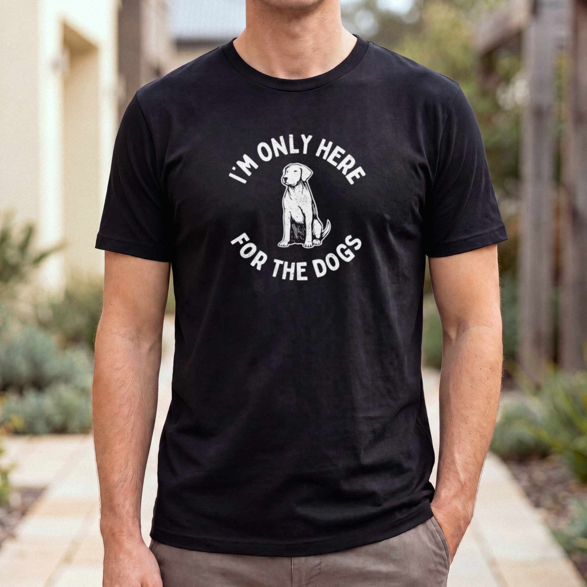 I'm Only Here For The Dogs — Black male