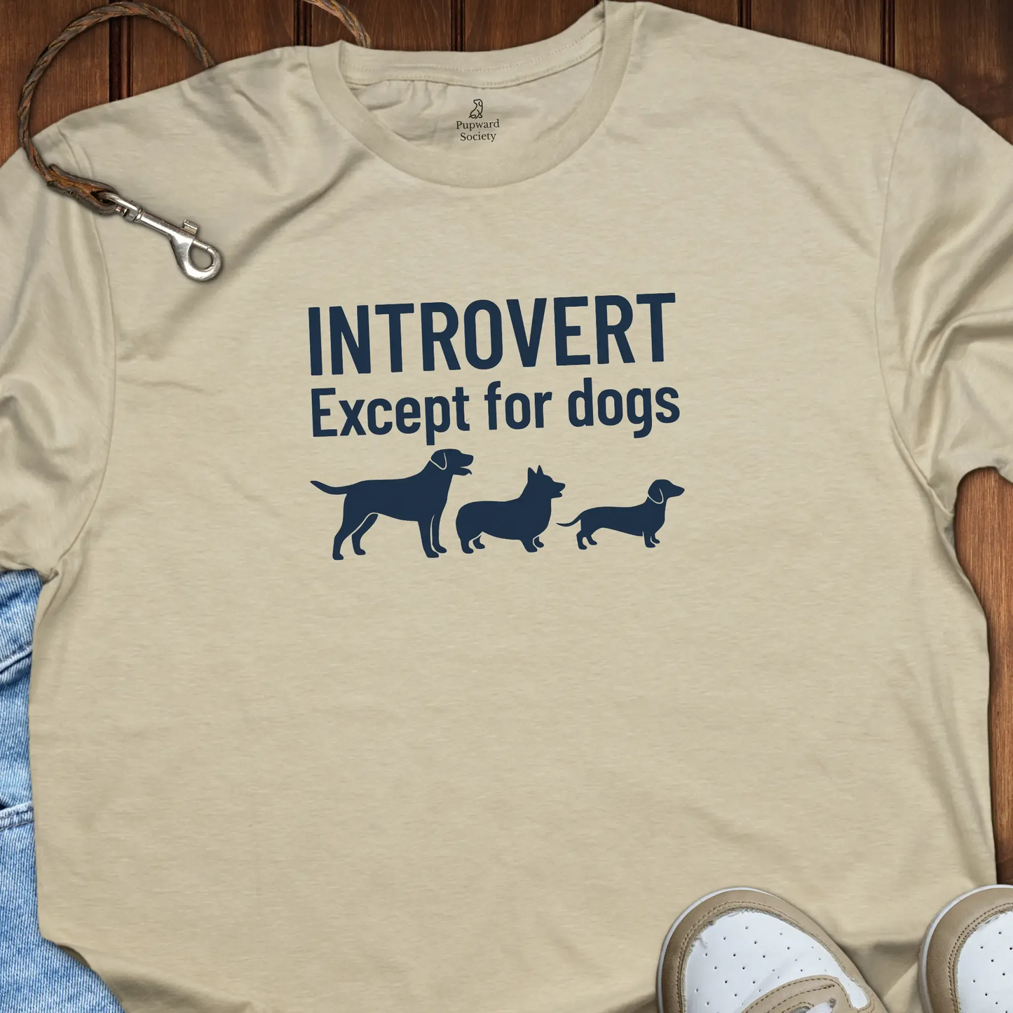 Introvert Except For Dogs T-Shirt