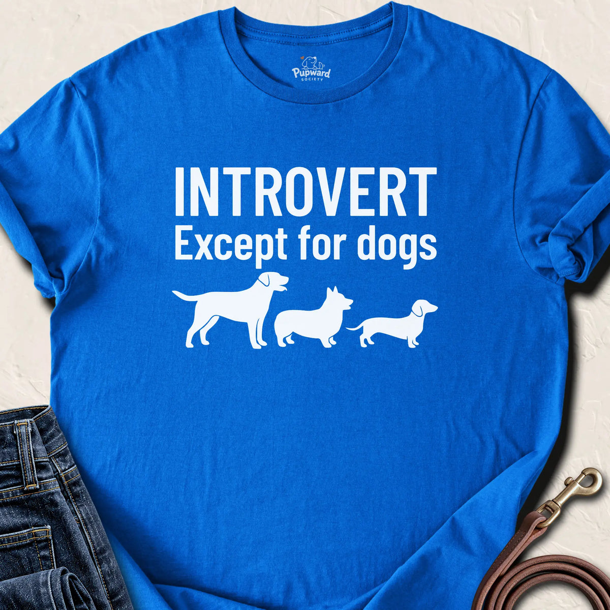 Introvert Except For Dogs — Royal standard