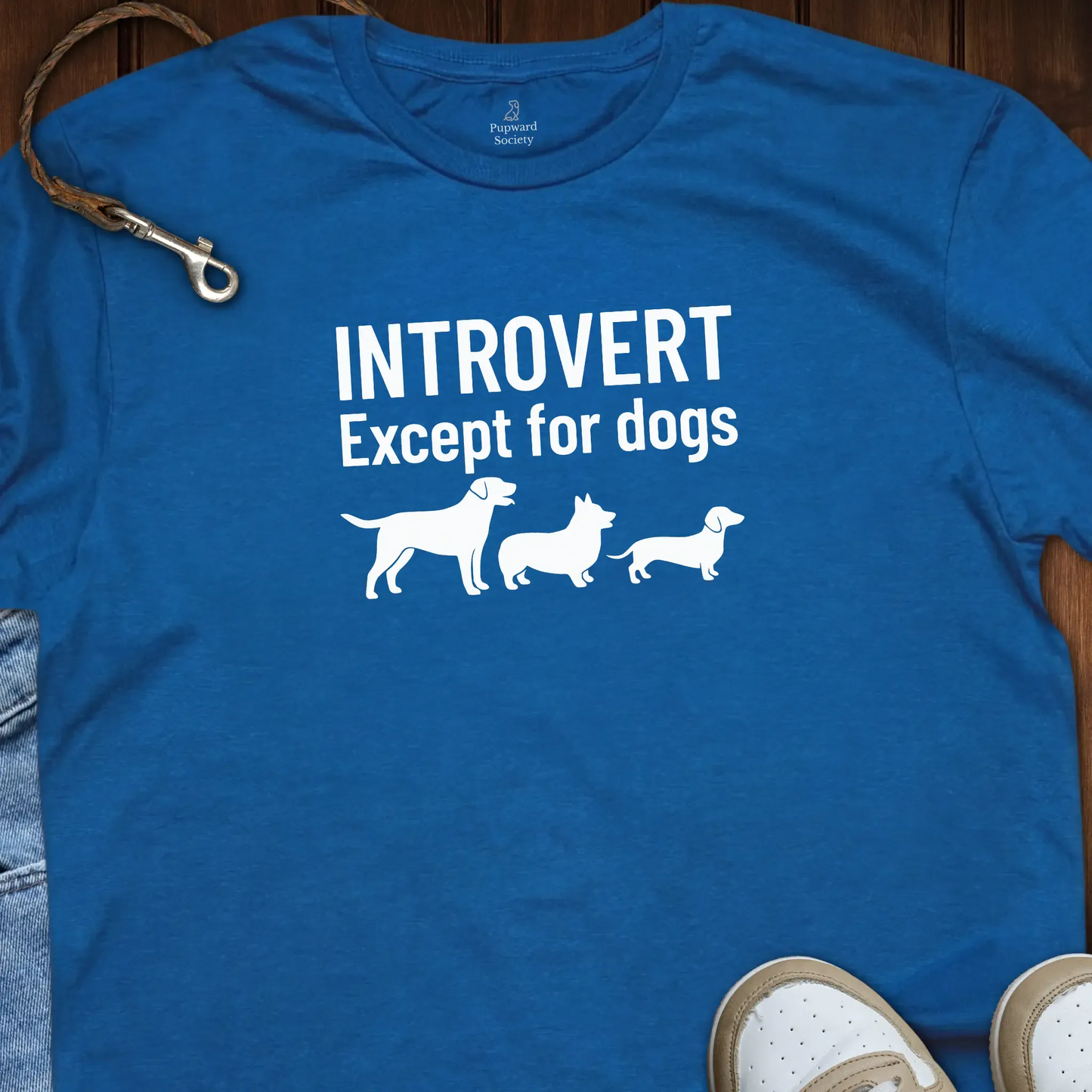 Introvert Except For Dogs T-Shirt