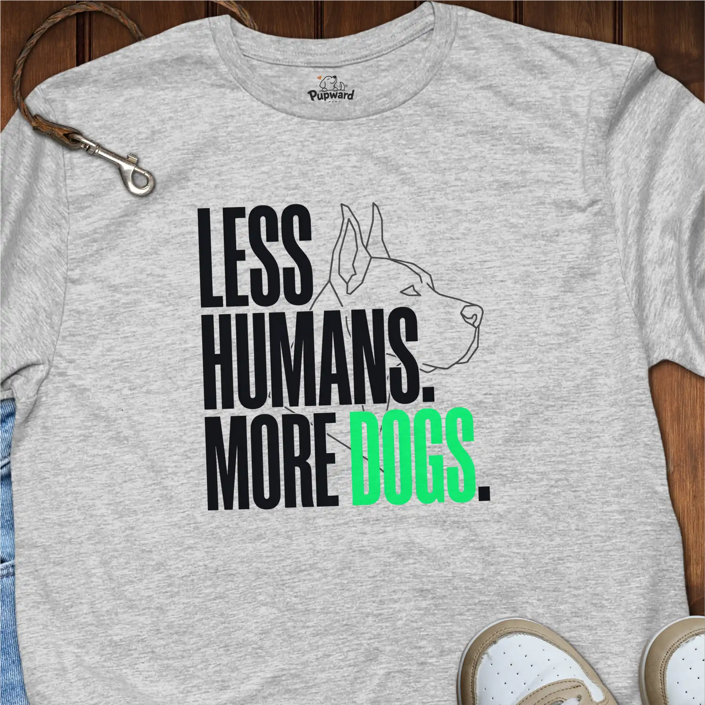 Less Humans More Dogs T-Shirt