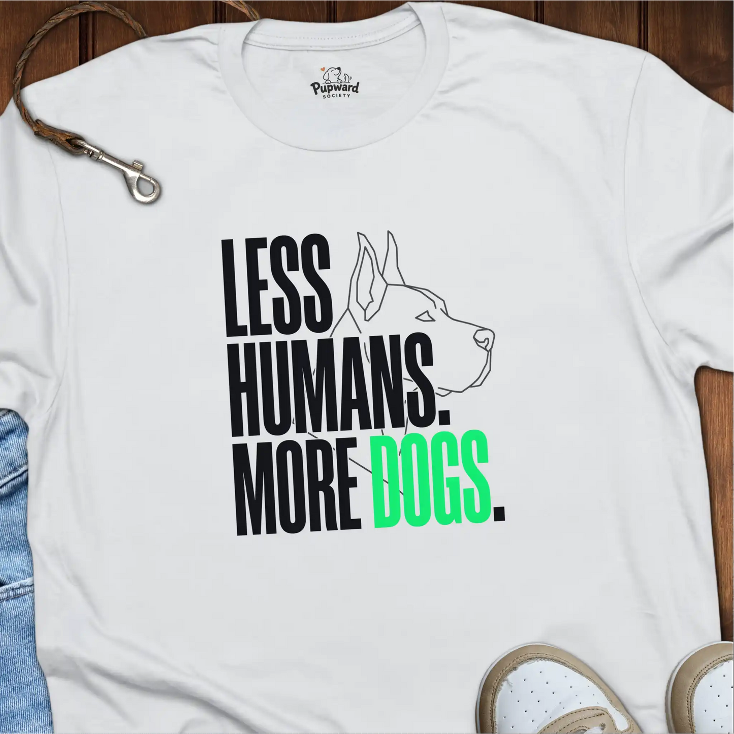 Less Humans More Dogs T-Shirt