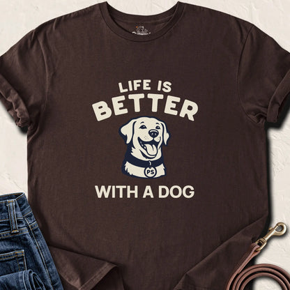 Life is Better With A Dog — Dark Chocolate standard