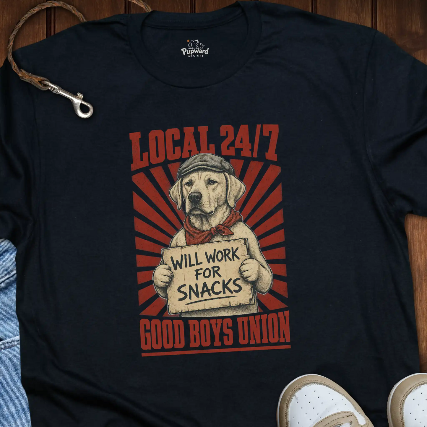 Local 24/7 Will Work for Snacks T-Shirt