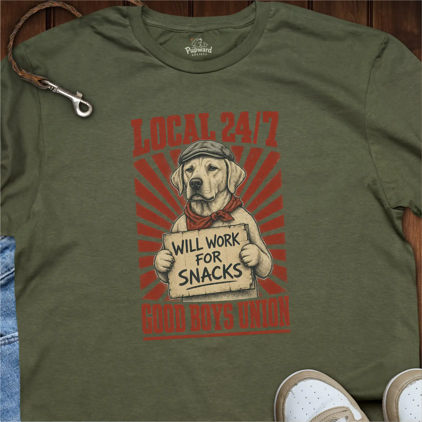 Local 24/7 Will Work for Snacks T-Shirt