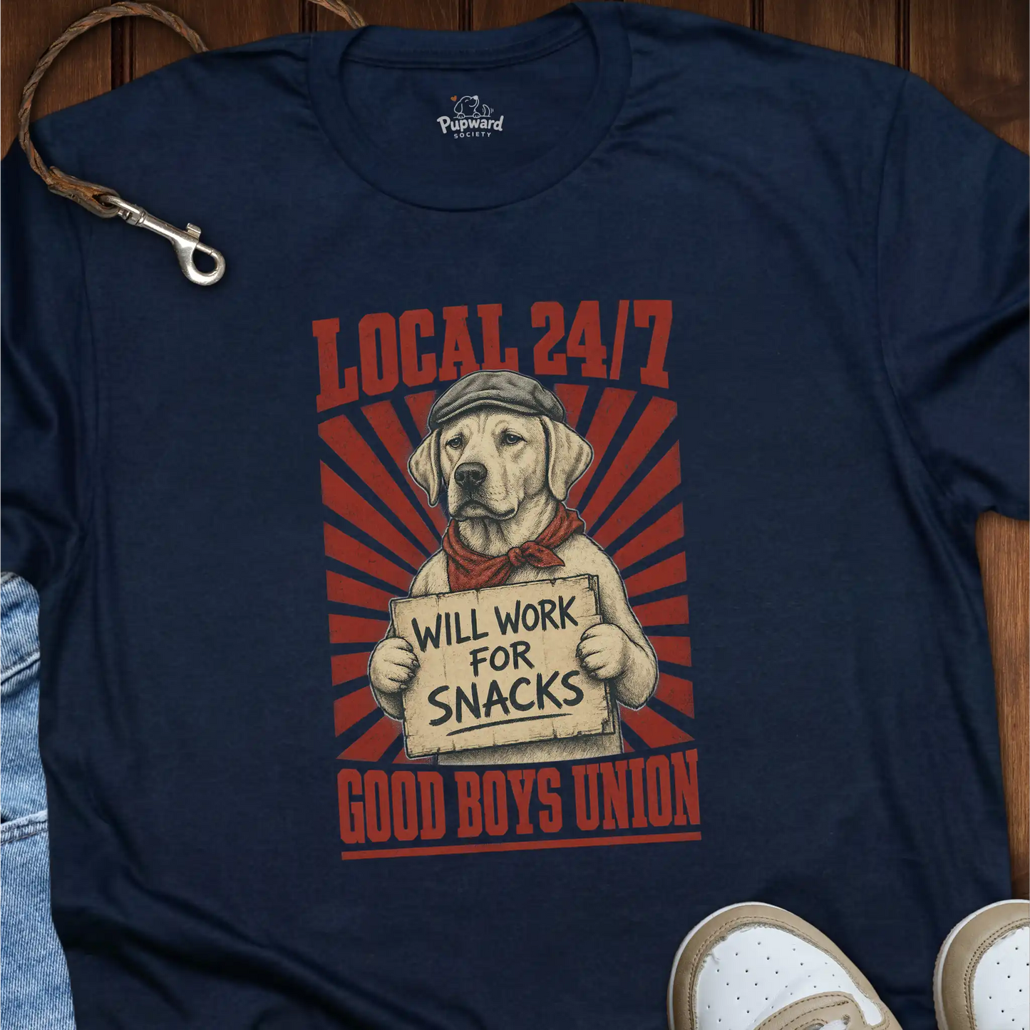 Local 24/7 Will Work for Snacks T-Shirt