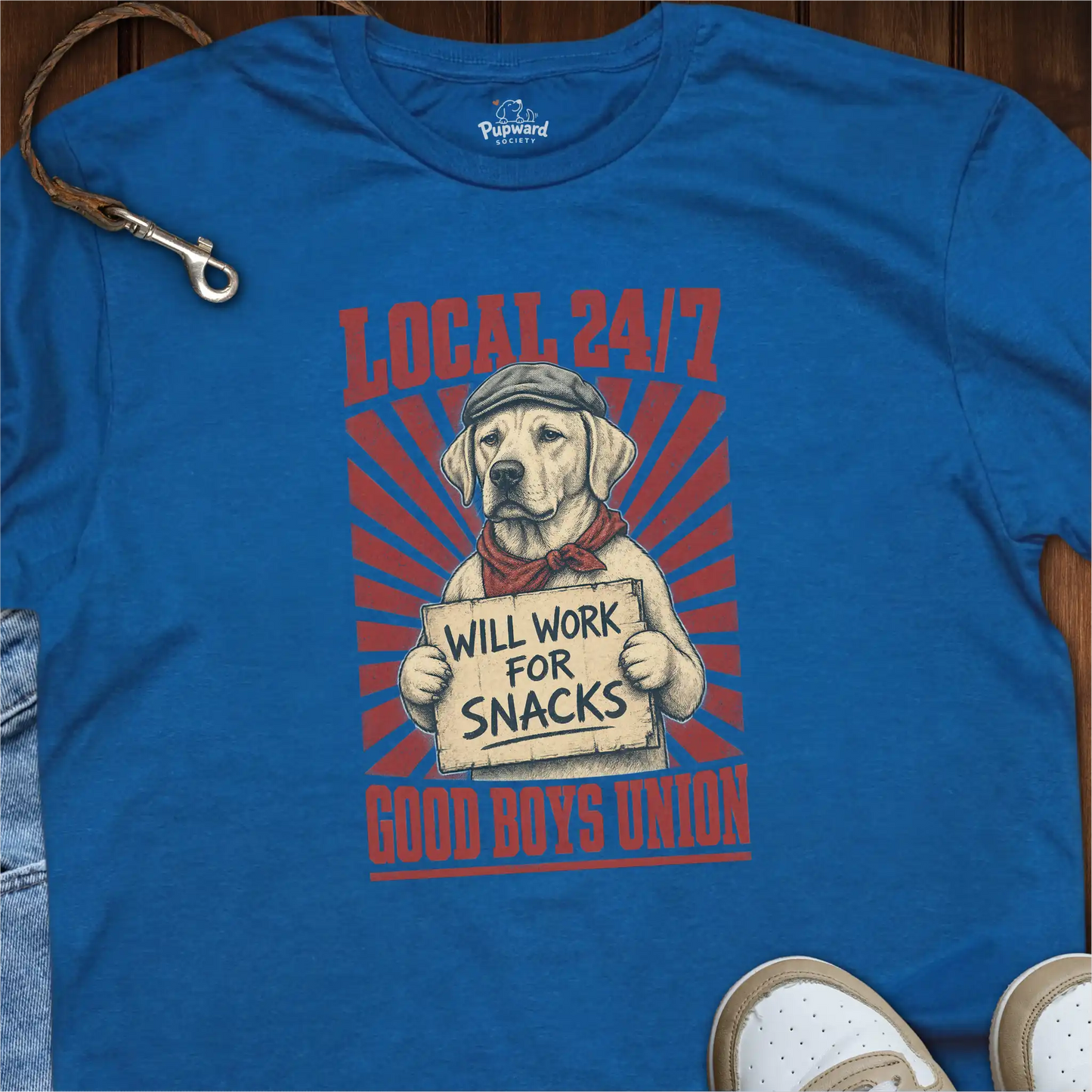 Local 24/7 Will Work for Snacks T-Shirt