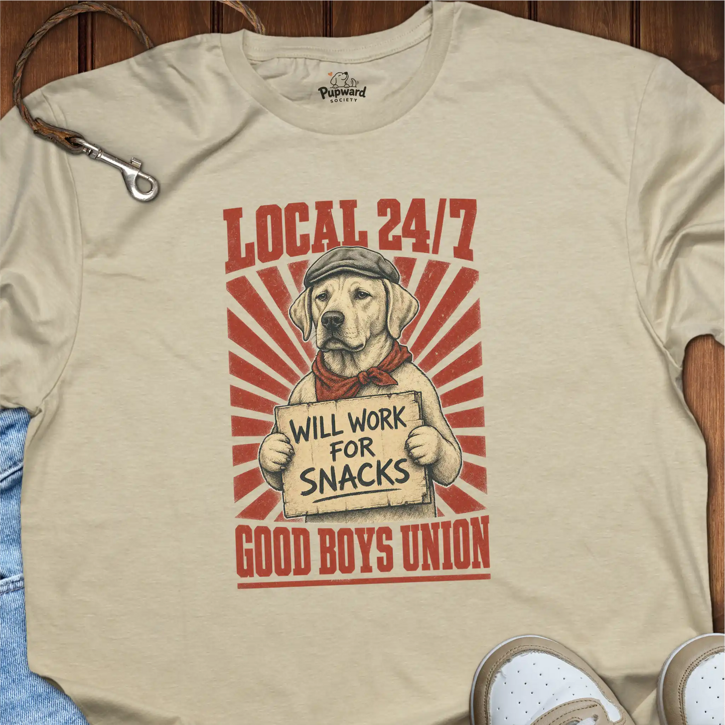 Local 24/7 Will Work for Snacks T-Shirt