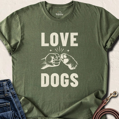 Love Dogs — Military Green standard