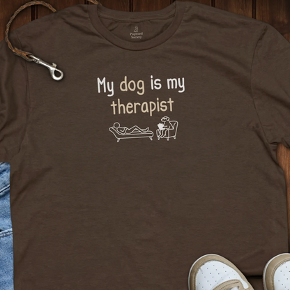 My Dog Is My Therapist T-Shirt