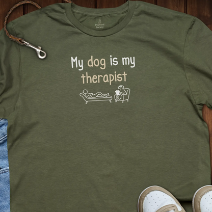 My Dog Is My Therapist T-Shirt