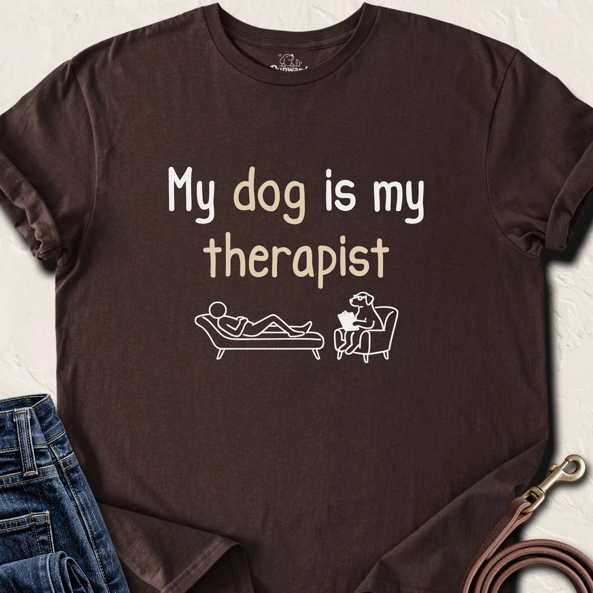 My Dog Is My Therapist — Dark Chocolate standard