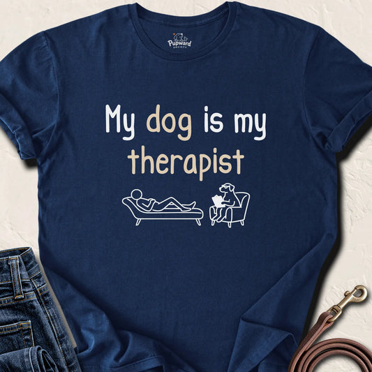 My Dog Is My Therapist — Navy standard