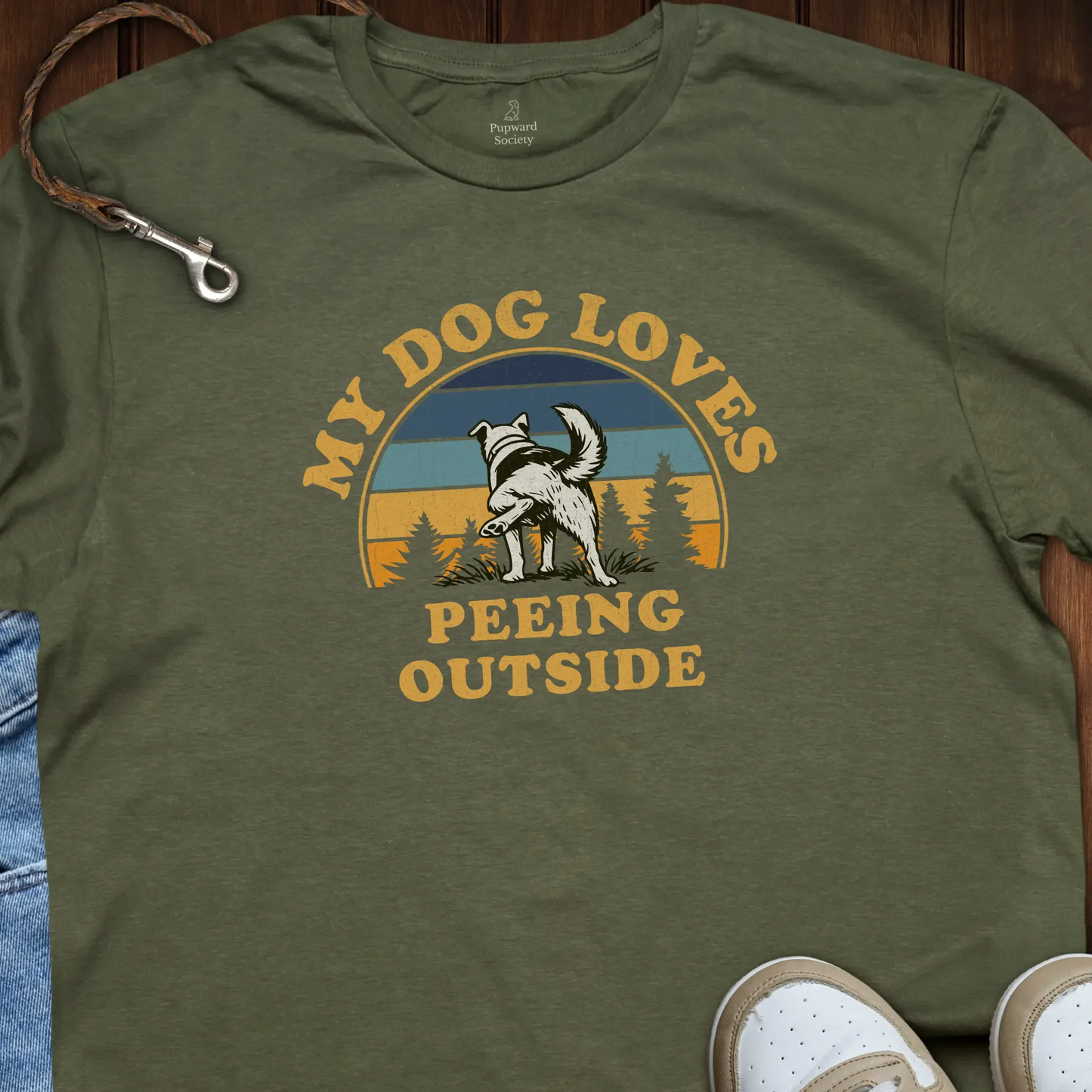 My Dog Loves Peeing Outside T-Shirt