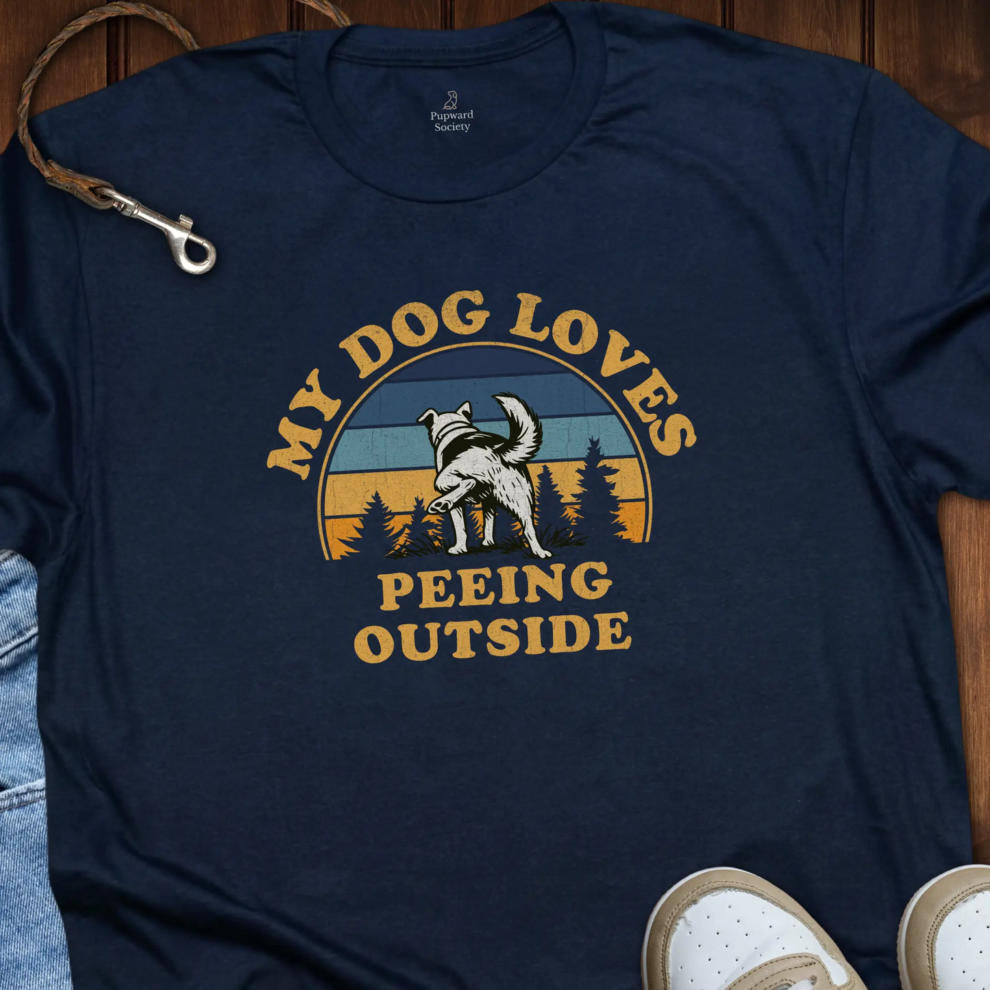My Dog Loves Peeing Outside T-Shirt