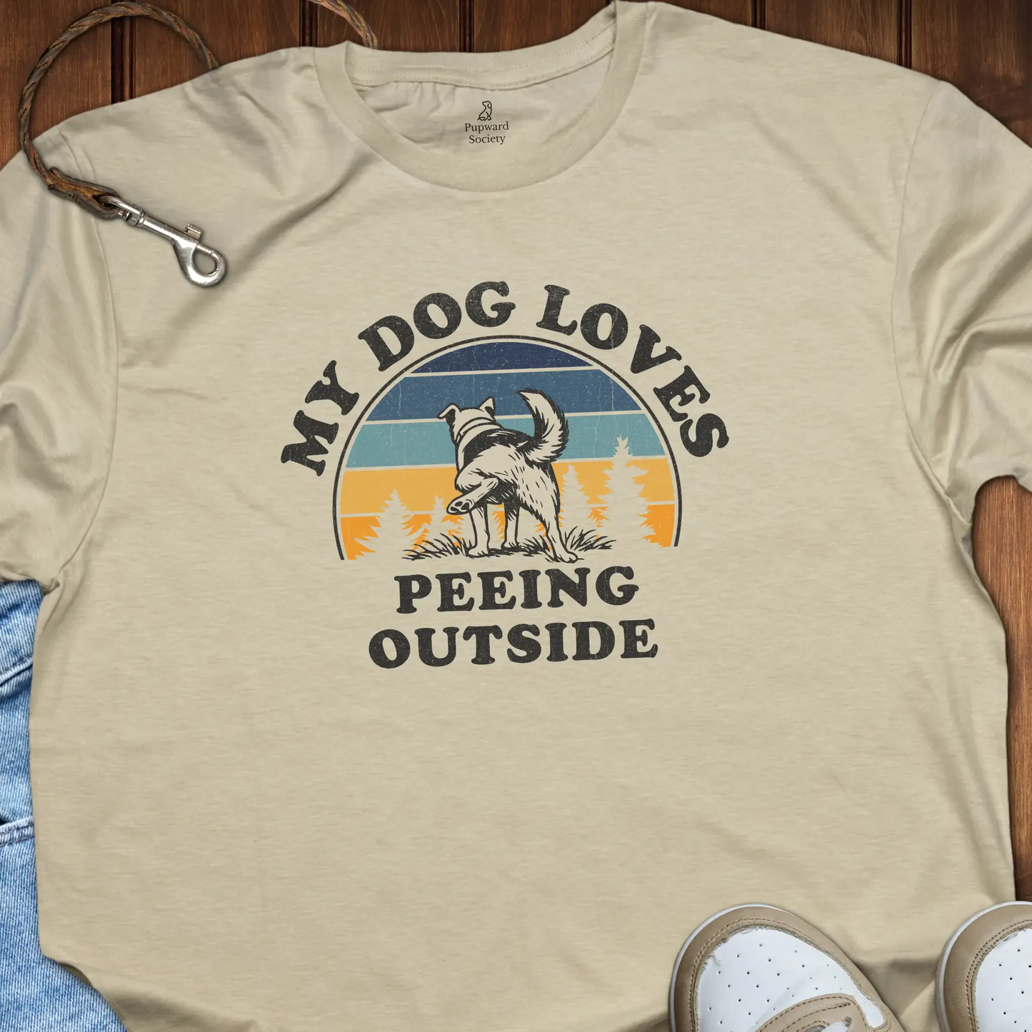My Dog Loves Peeing Outside T-Shirt