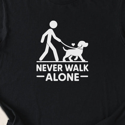Never Walk Alone — Black zoomed