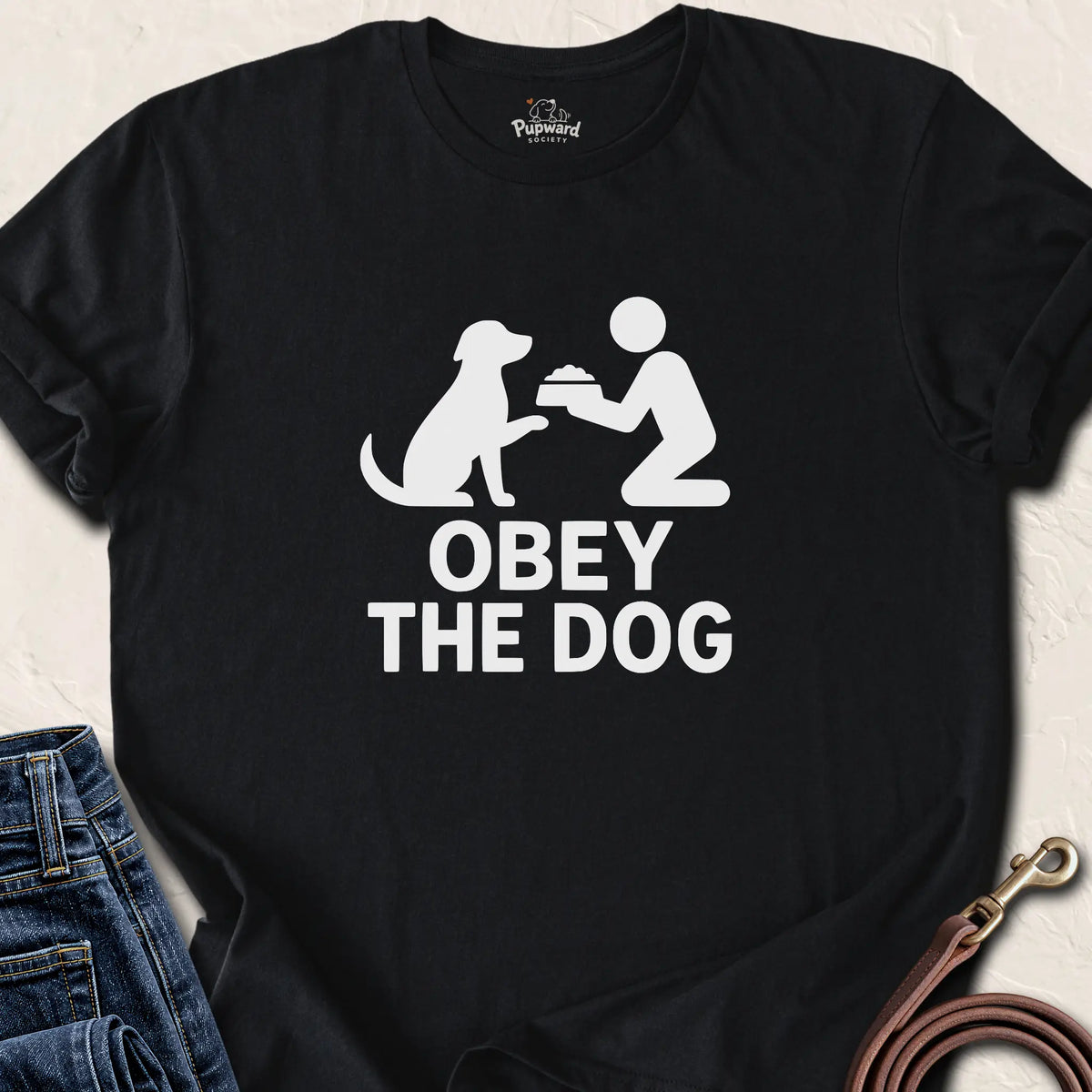 Obey The Dog — Black standard