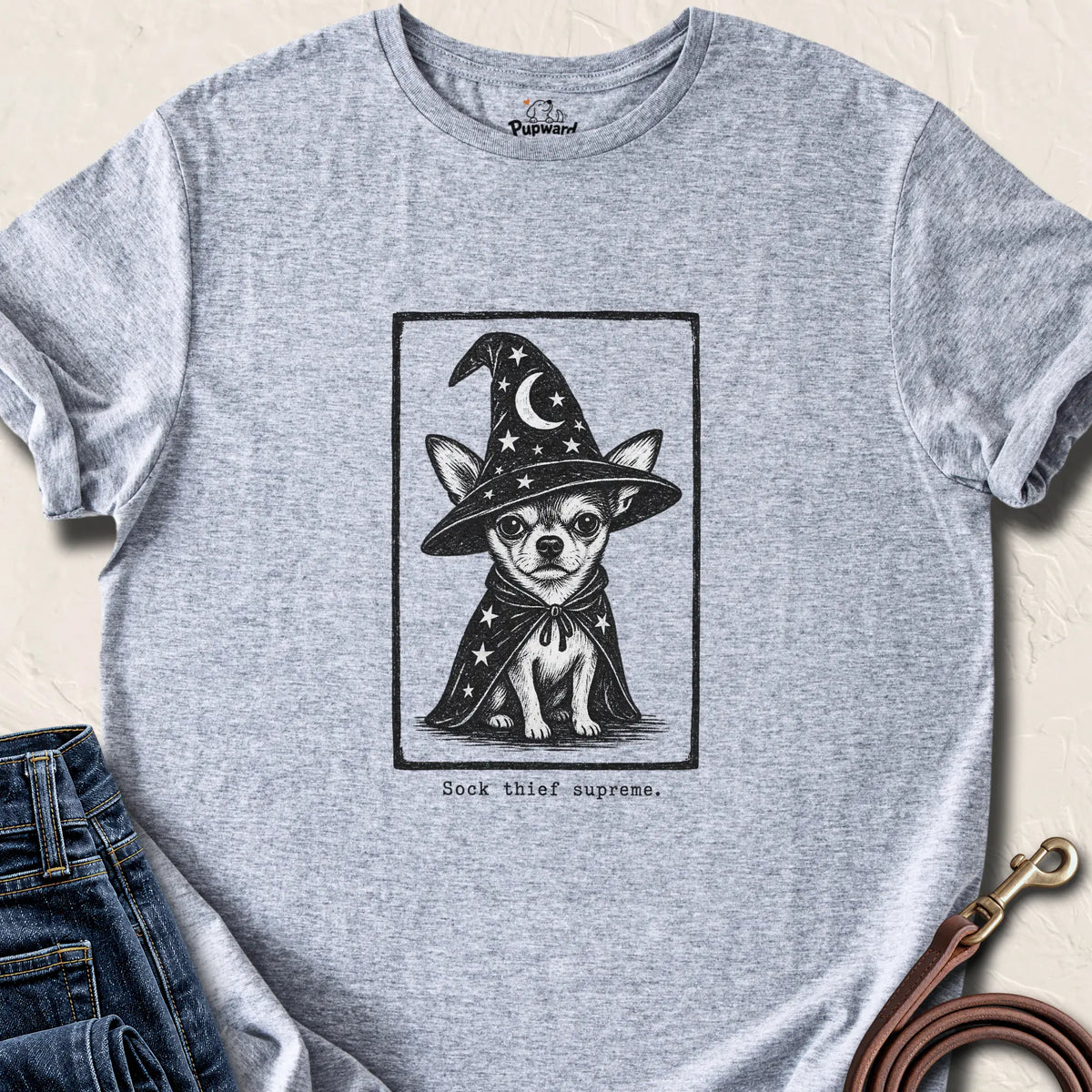 Sock Thief Supreme T-Shirt — Sport Grey standard