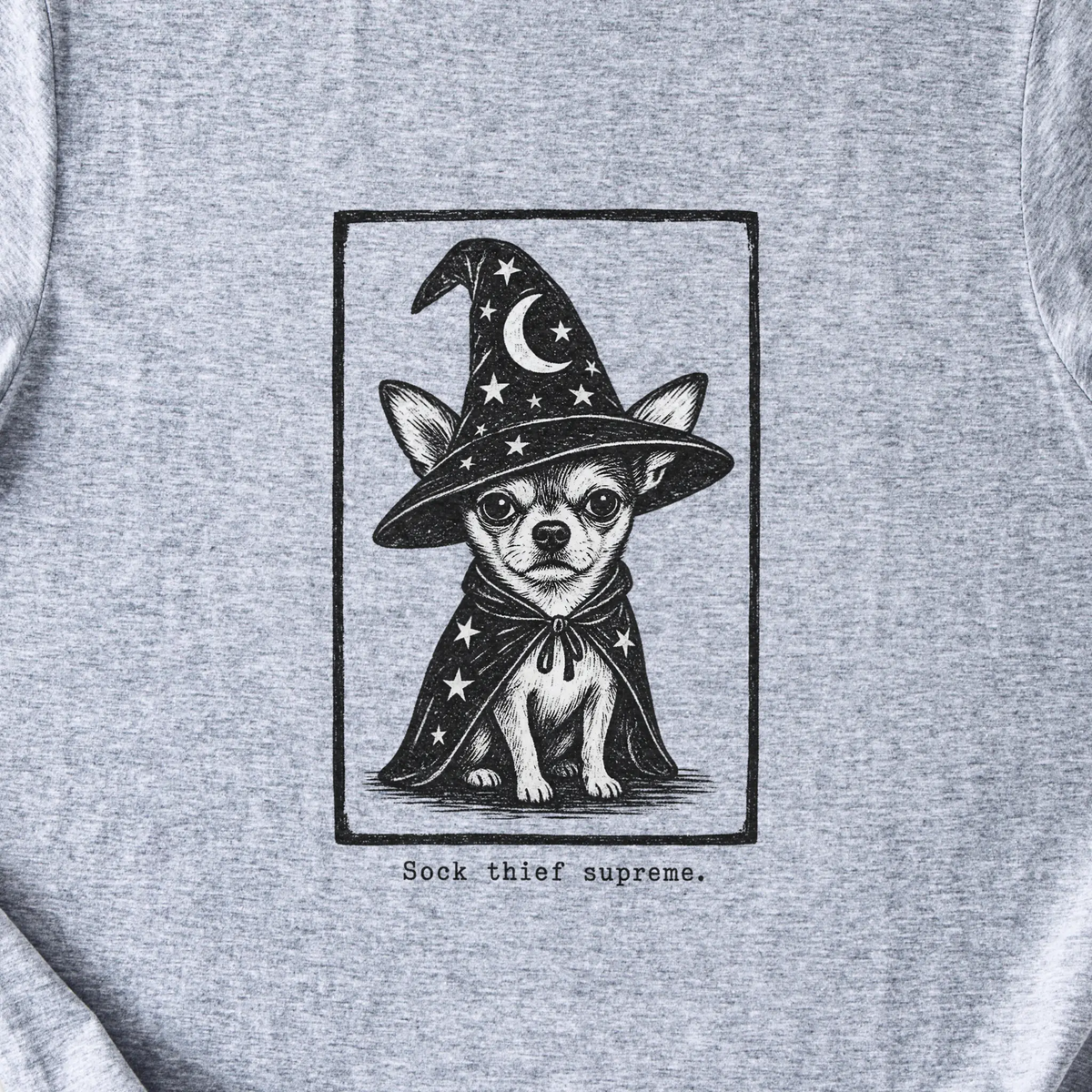 Sock Thief Supreme T-Shirt — Sport Grey zoomed