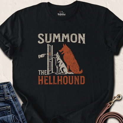 Summon the Hellhound T-Shirt — Black standard