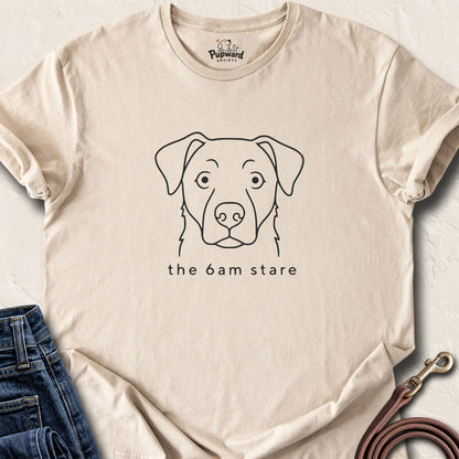 The 6 AM Stare T-Shirt — Sand standard