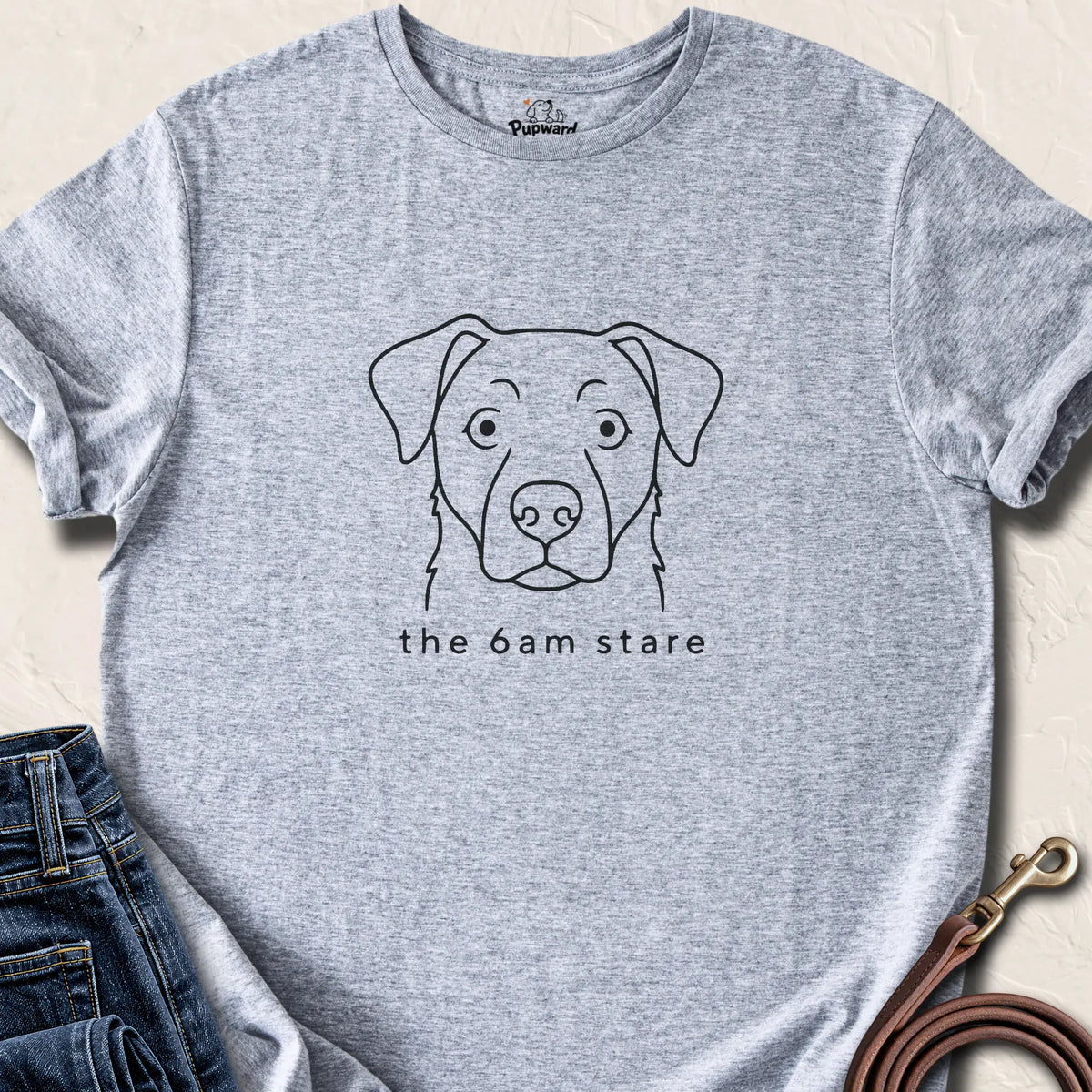 The 6 AM Stare T-Shirt — Sport Grey standard