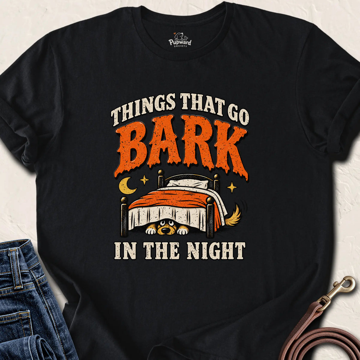 Things That Go Bark In The Night T-Shirt — Black standard