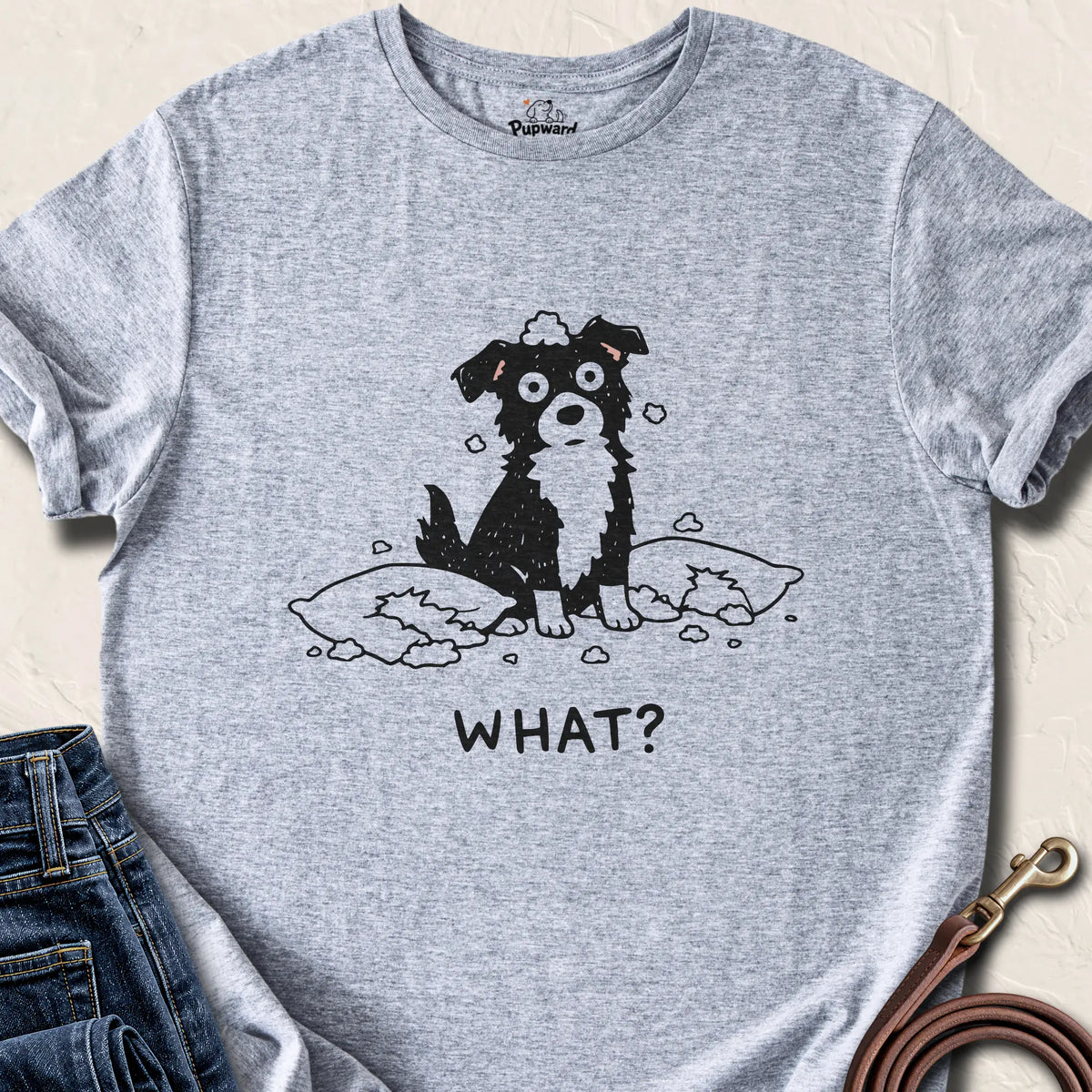 Dog Asks What? — Sport Grey standard