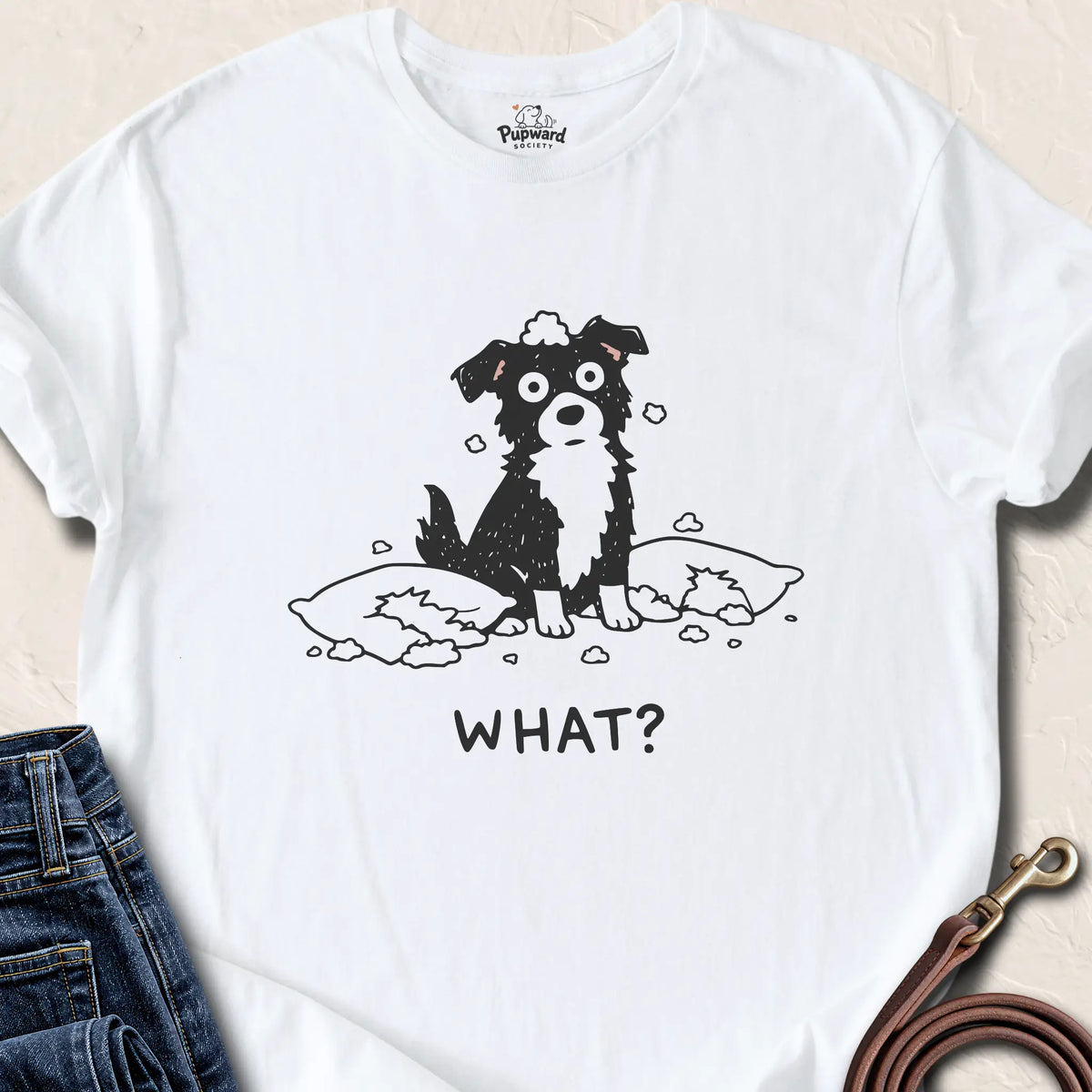 Dog Asks What? — White standard