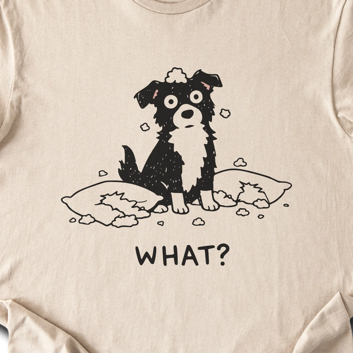 Dog Asks What? — Sand zoomed
