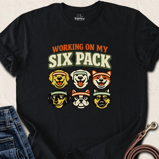 Working On My Six Pack — Black standard